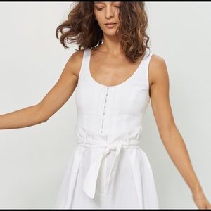 BNWT MARA HOFFMAN Aisha Top in Ivory size 8